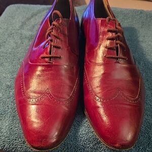 Bruno Magli Men's Varono Cordovan Leather Wingtip Oxfords